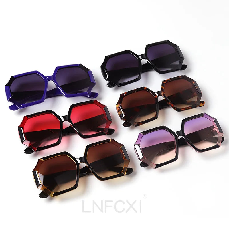 LNFCXI New Retro Oversized Sunglasses