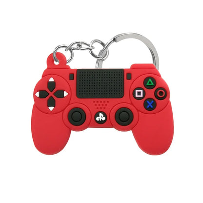 1PVC Game Pad PVC Keychain Boy’s Game Console Models Key Ring Fittings Funny Gift Key Chain USB Stick Accessories for Men Kids