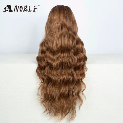 36Inch Lace Wig Wavy Wig Natural Hair Synthetic Wig