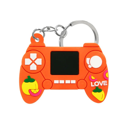 1PVC Game Pad PVC Keychain Boy’s Game Console Models Key Ring Fittings Funny Gift Key Chain USB Stick Accessories for Men Kids