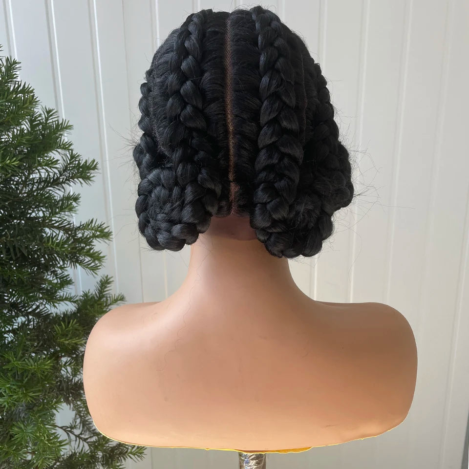 Charisma Synthetic Lace Front Wigs Short Cute Braided Lace Frontal