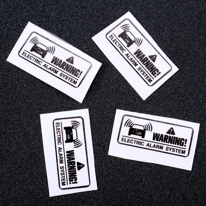 Self-adhesive Warning Alarm System stickers