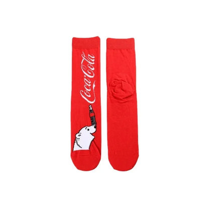 3 pares de calcetines coca cola