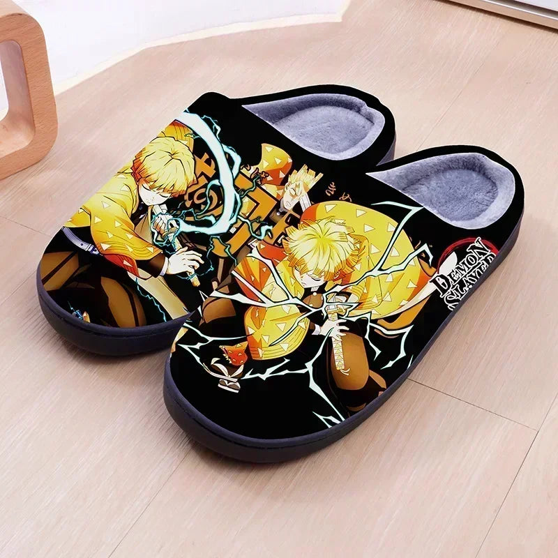 Anime Plush  One Piece Luffy slippers