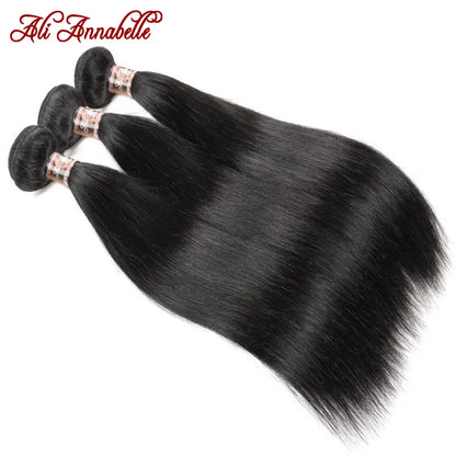 Paquetes de cabello humano liso ANNABELLE