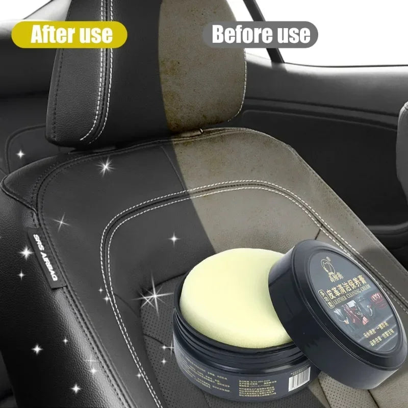 Car Leather Seat Maintenance Care Oil Multifunctional Cream Interior Polishing Stain Removal Refurbished Leather Sofa Cleaning