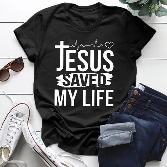 Jesus Save My Life  T Shirt