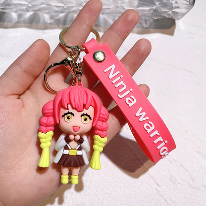 Anime 3D Silicon Keychain