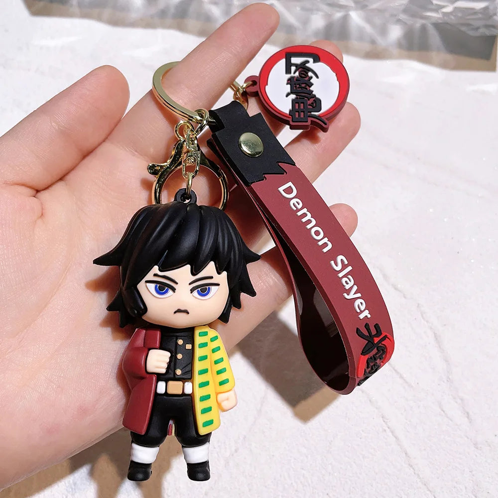 Anime 3D Silicon Keychain