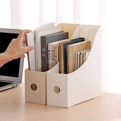 Office Document File Storage Box Folding Desktop Organizer Multi Functional Book Pencil Sundries Storage Box Supplies