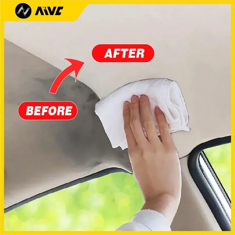 Car Total Interior Cleaner Agent Ceiling Cleaner Leather Flannel Woven Fabric Water free Multipurpose  Auto Dash Cleaning Tool