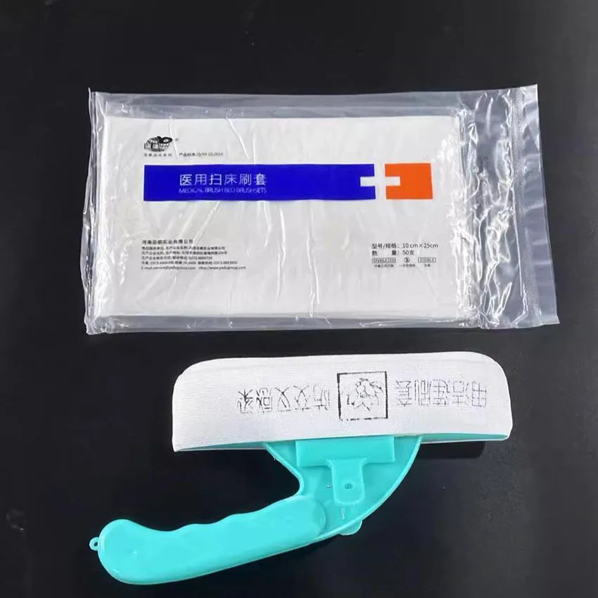 Disposable Medical Hospital Sterilized Bed Cleaning Brush Set