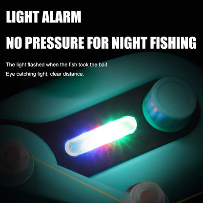 New Fishing Fish Bite Alarm Electronic Buzzer Fishing Rod Loud LED Light Indicator Line Gear Sound Bell Night Pole Tip Tackle