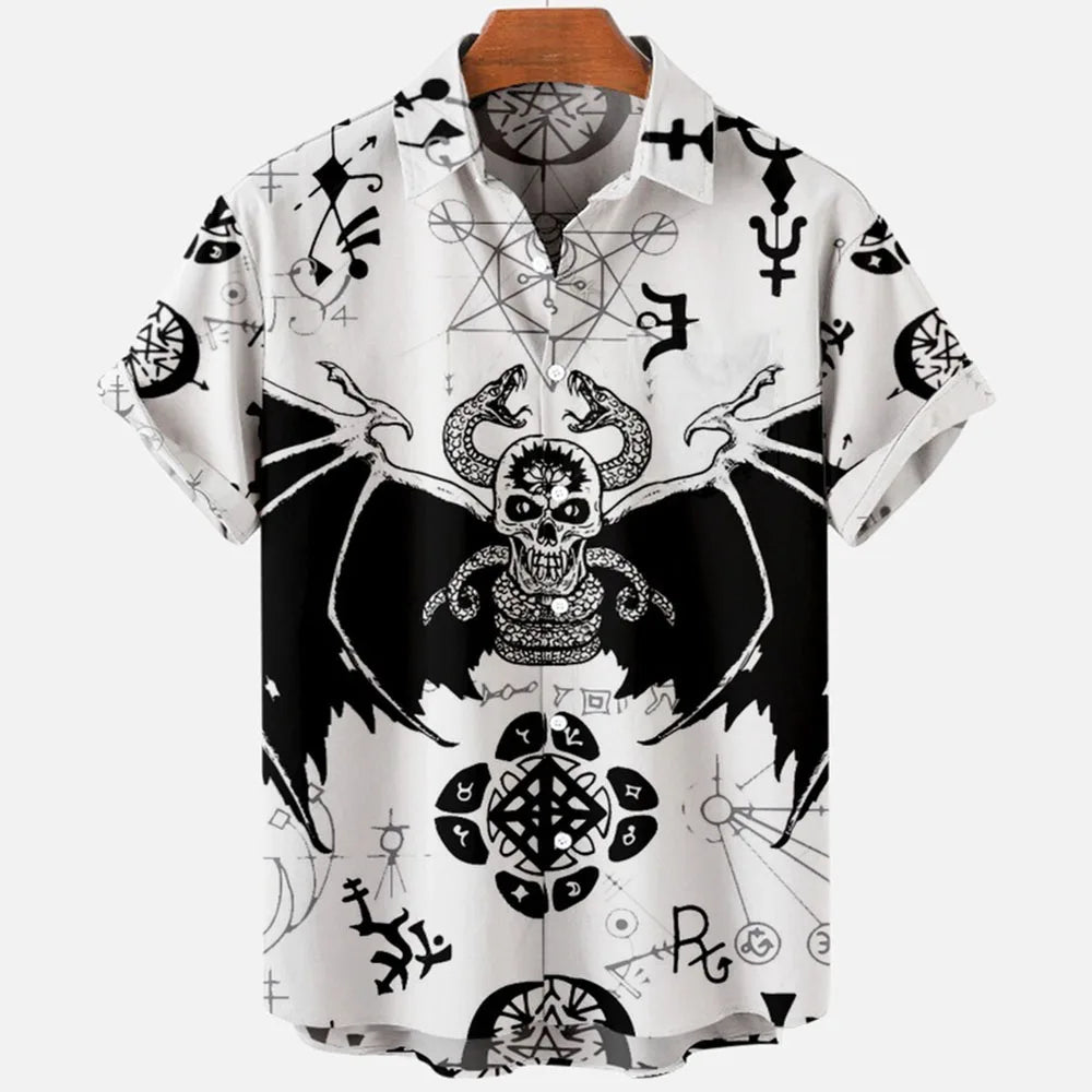 Camisa hawaiana gráfica