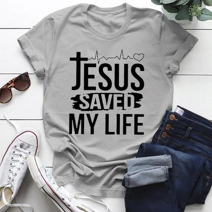 Jesus Save My Life  T Shirt