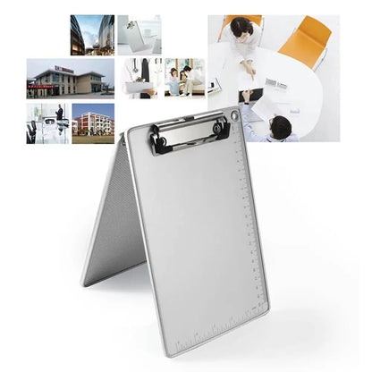 File Organizer Aluminum Alloy A5 Paper Ticket Storage Collect Book Writing Board Clip Writing Pads A4 Document Holder Clipboard