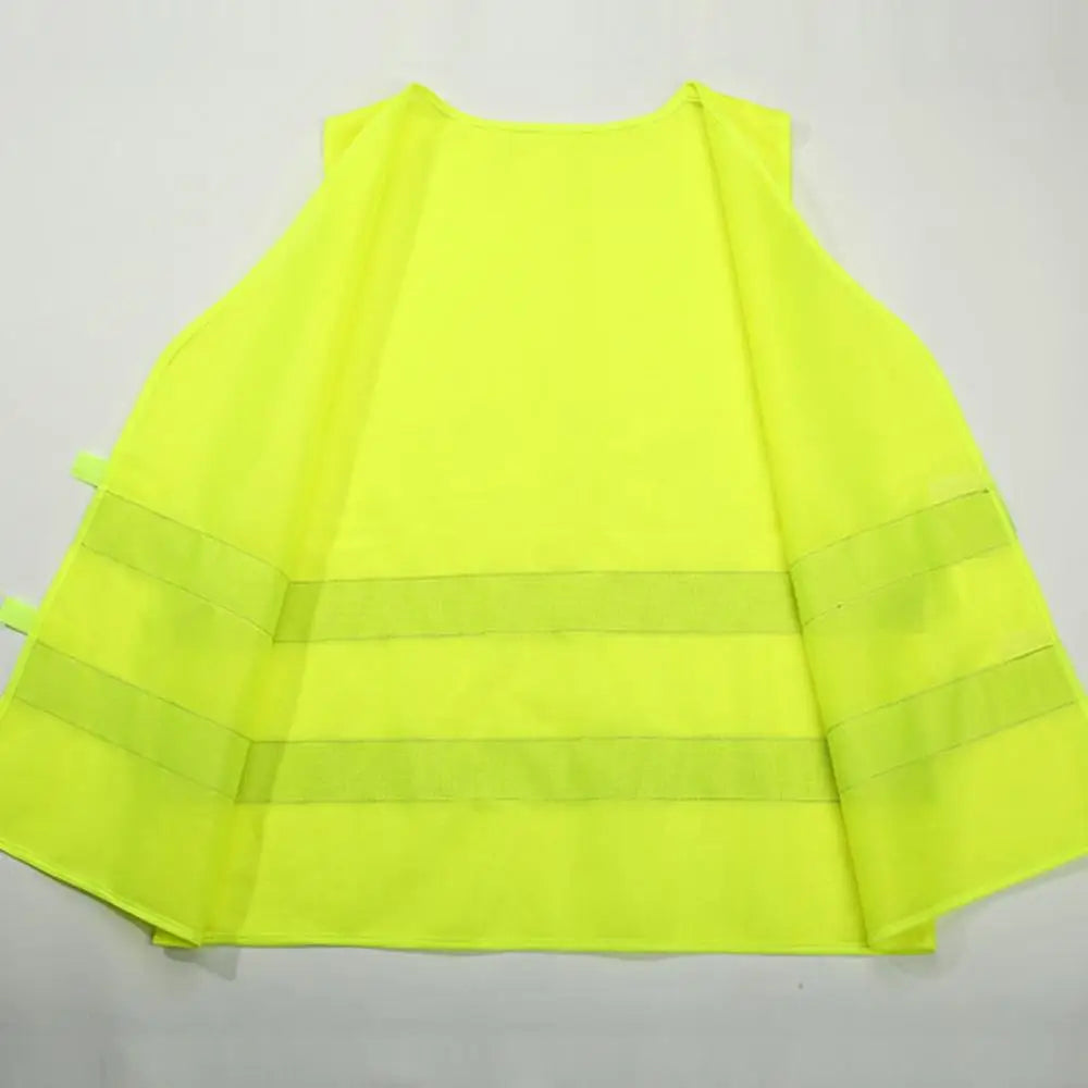 Reflective Vest Clothing Safe Traffic Safety Vest Yellow/Orange High Visibility Outdoor For Running Cycling Sports For Adults