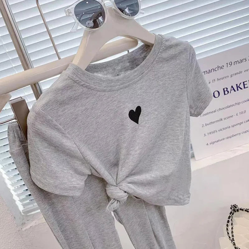 Girls Summer Sweetheart Tracksuit