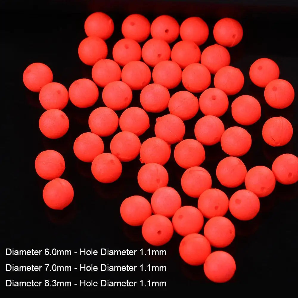 50 Pcs EVA Foam Fishing Float Hard Balls Buoyancy Ball Float Gear Fish Float Outdoor Fishing Accessories