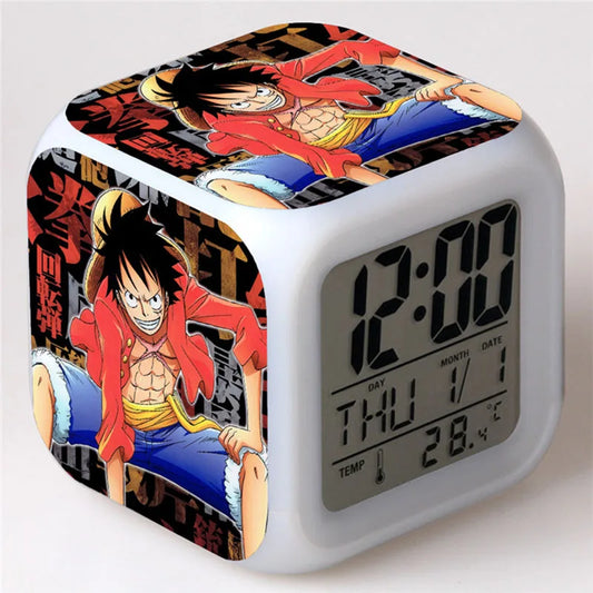 One Piece Luffy LED Digital Clocks