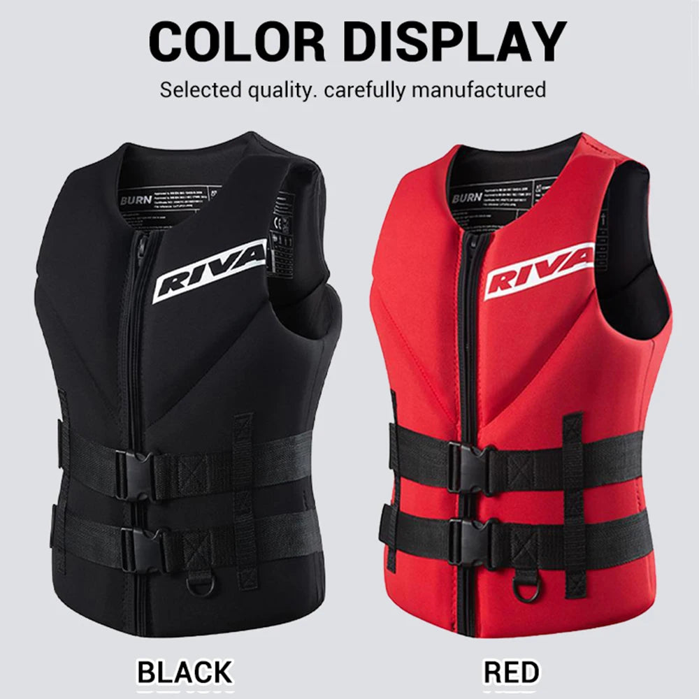 Adults Life Vest Motorboats Life vest Kayak Surf Wakeboard Fishing Raft Boat Swimming RescueVest Drifting  Safety Life Jacket