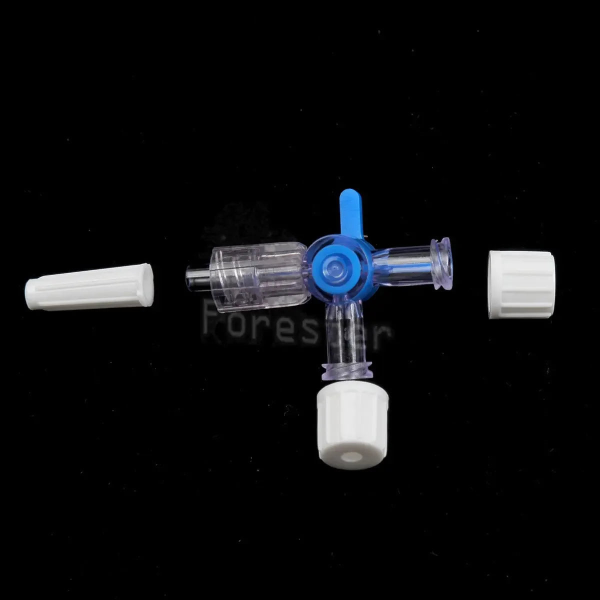 Pet Disposable Three Way Stop Cock for Clinical Hospital Luer Lock Adapter 3 Way Stopcock Flexiable T-Connector Extension Tube