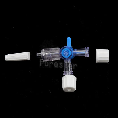 Pet Disposable Three Way Stop Cock for Clinical Hospital Luer Lock Adapter 3 Way Stopcock Flexiable T-Connector Extension Tube