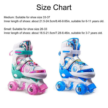 Children's 4 wheels Roller Skates