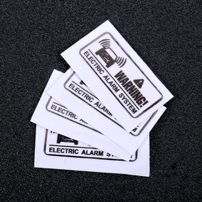 Self-adhesive Warning Alarm System stickers