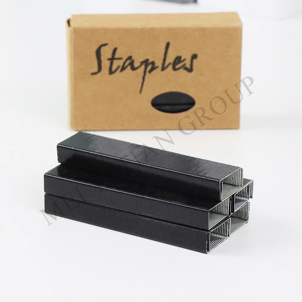 Black Staples Standard Stapler Staple Refills 26/6 Size 950 Staples Per Box for Office School Stapling Stationery Supplies