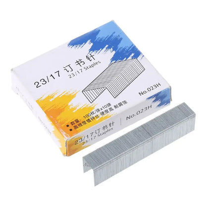 Y1UB 1000Pcs/Box Heavy Duty 23/10 Metal for Staples For Stapler Office School Supplie