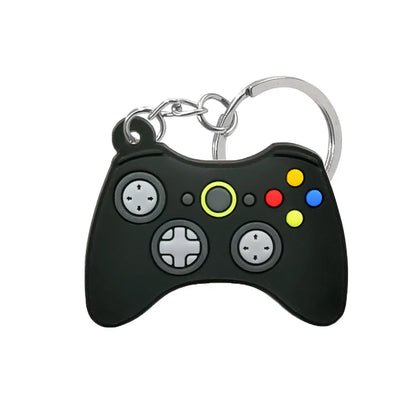 1PVC Game Pad PVC Keychain Boy’s Game Console Models Key Ring Fittings Funny Gift Key Chain USB Stick Accessories for Men Kids