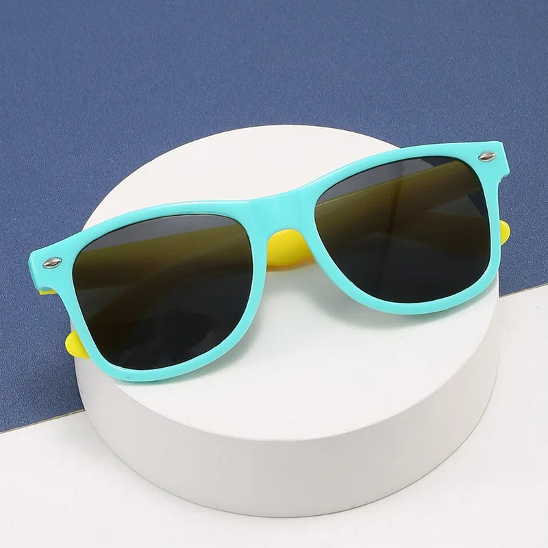 Non-polarized Children's Sunglasses Flexible Outdoor Kids Sun Glasses Summer UV Boy Girl Eye Protection Eyeglasses Gafas De Sol