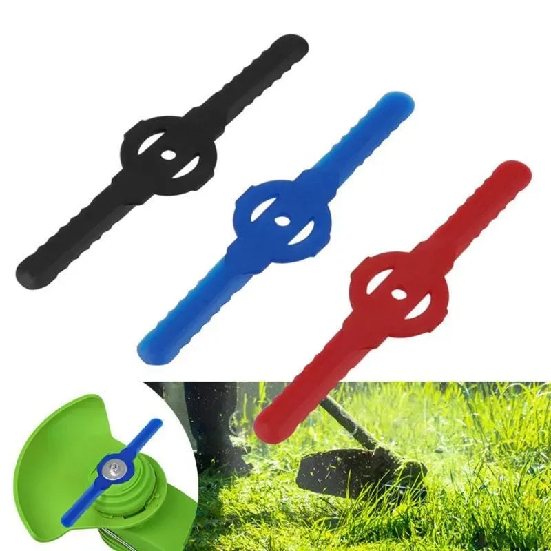 20PC Plastic Cutter Blades For Electric Cordless Grass Trimmer Strimmer Tools Replacement Mowing Blade Garden Power Tool Parts