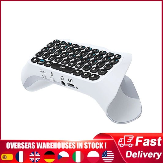 3.5mm Gaming Wireless Keyboard 3.0 Controller Pad for Sony PS5 DualSense Gamepad Mount Mini Keypad Built-in Speaker