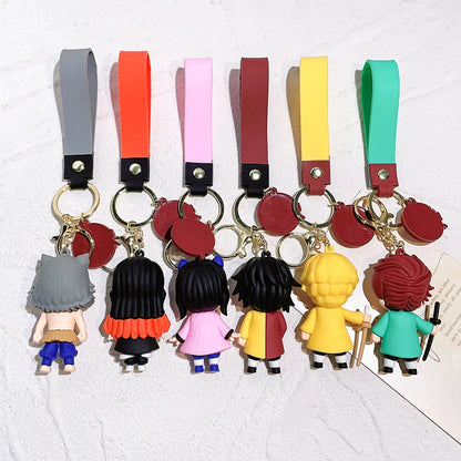 Anime 3D Silicon Keychain