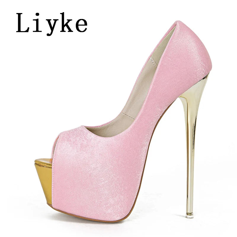 Zapatos de tacón con plataforma Liyke