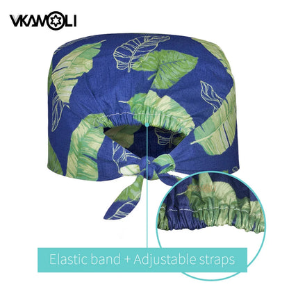 Cartoon Dinosaur series printed hospital surgical cap