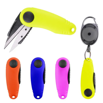 Fishing Quick Knot Tool kit Shrimp-type Fishing Line Cutter Clipper Nipper Hook Sharpener Fly Tying Tool Tackle Gear