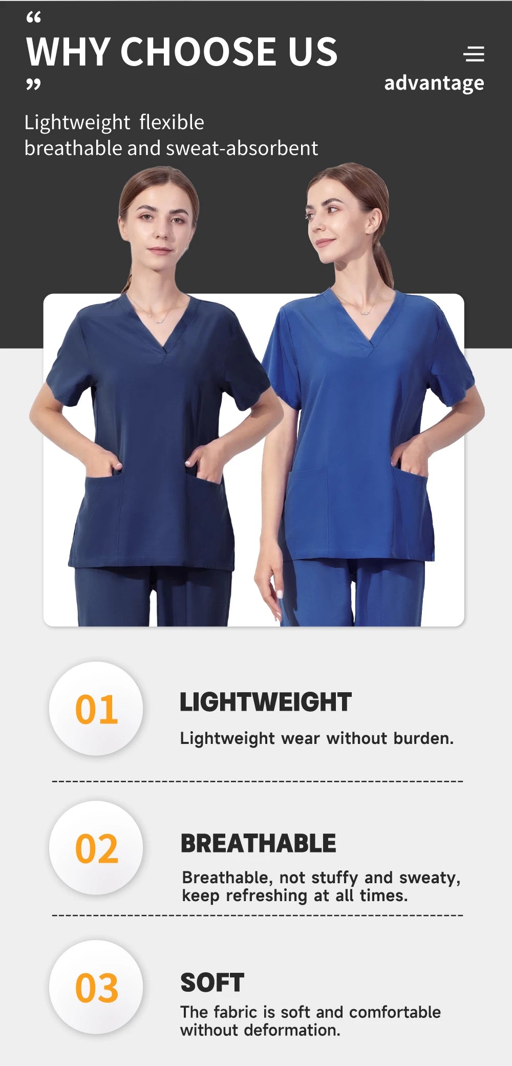 Women Wear Scrub Suits