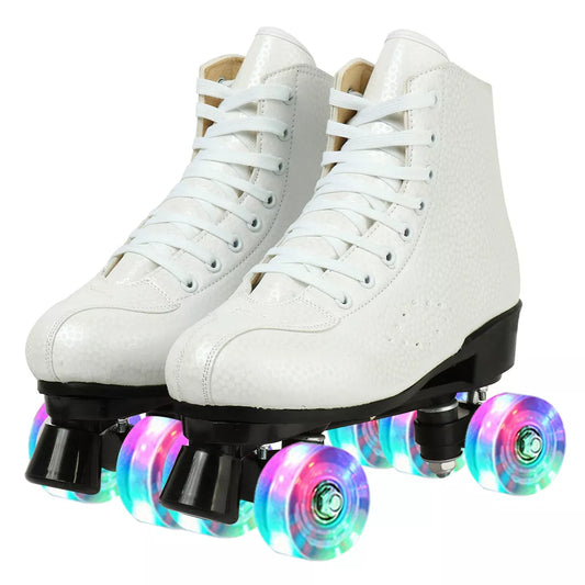 4 Wheels Quad Roller Skate