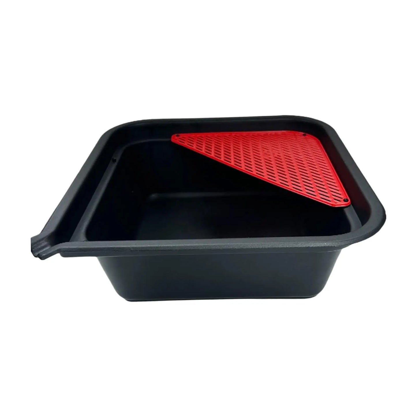 9 Liters Mechanic Automotive Oil Drain Pan Oil Change Tray 9L Auto Repair Tool Wear Resistant Universal 14x14x5inch for Car