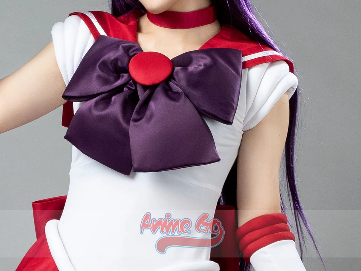 Disfraz de Cosplay de Anime Sailor Mars Hino Rei