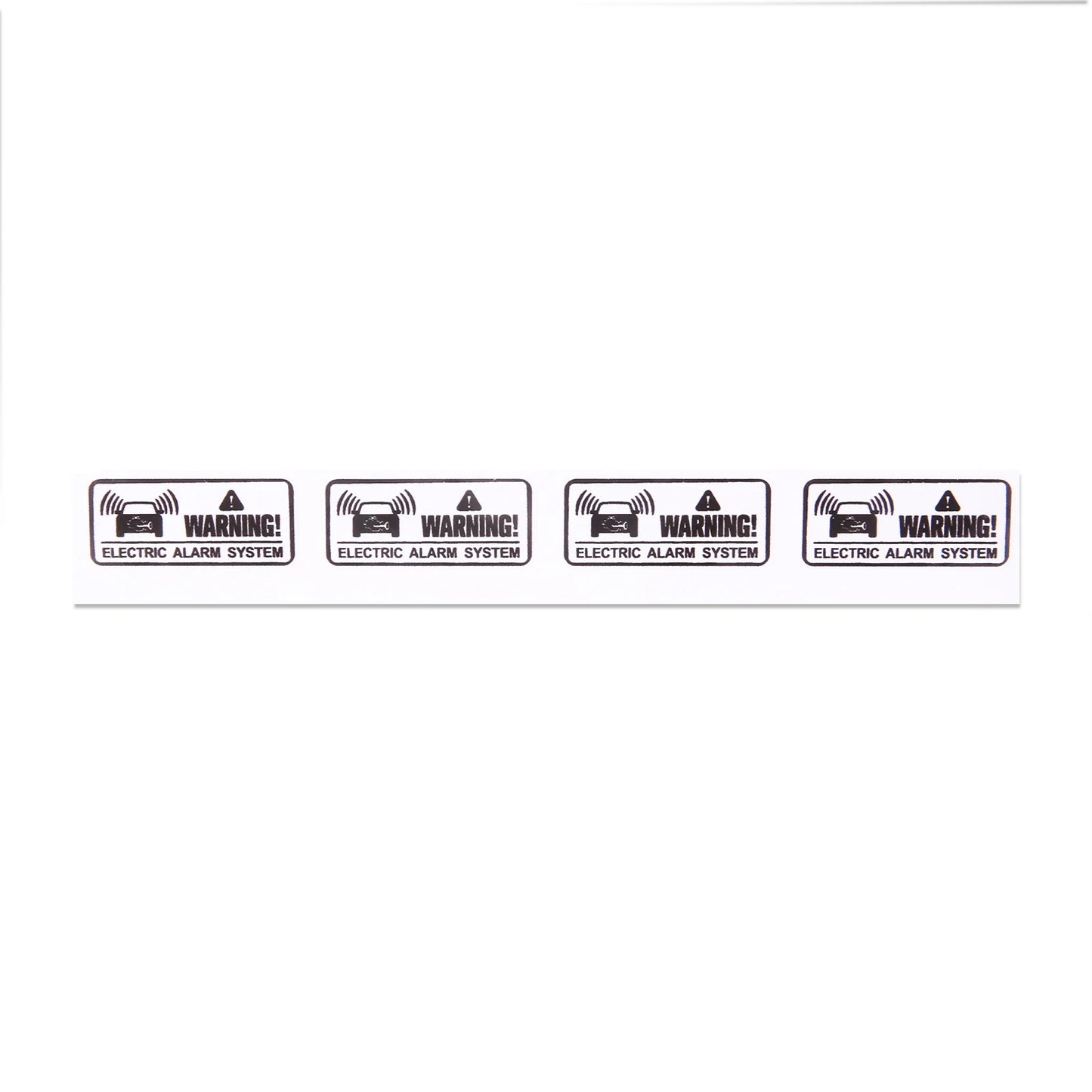 Self-adhesive Warning Alarm System stickers