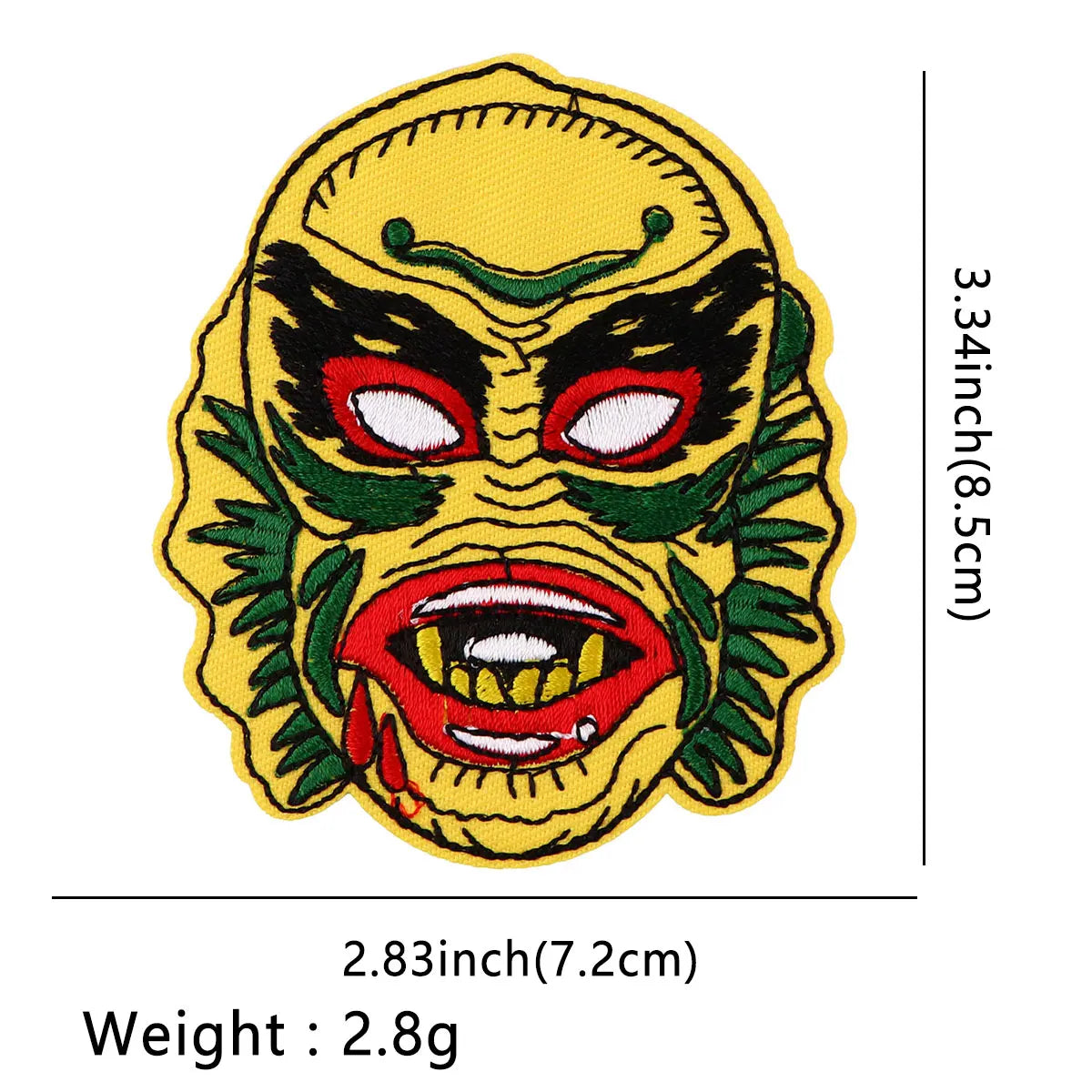 Halloween Embroidered Patches for Clothing Stickers Iron on Patches Stripes DIY Appliques Patches on Clothing Badges Stickers