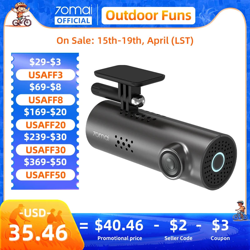 70mai Car DVR dash cam