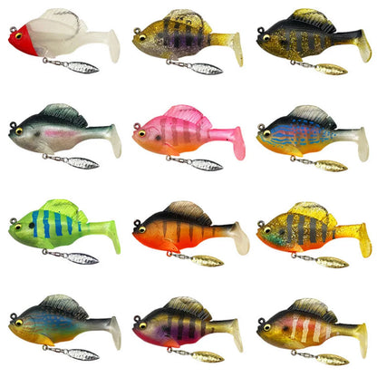 8cm 18g 24g Sleeper Shad Gill Fishing Lure Hidden Hook Soft Bait Saltwater Swimbaits Fish Jig Paddle Tail Pike Bass Gear