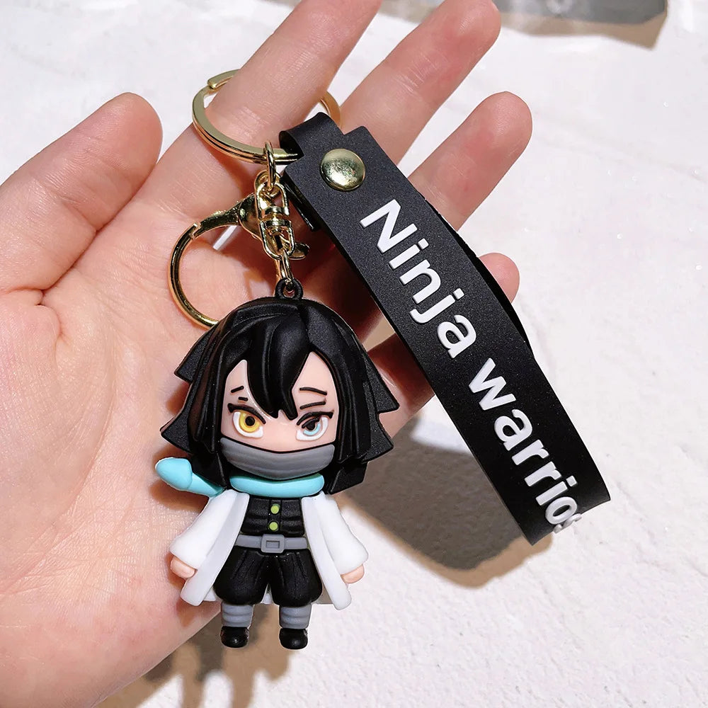 Anime 3D Silicon Keychain