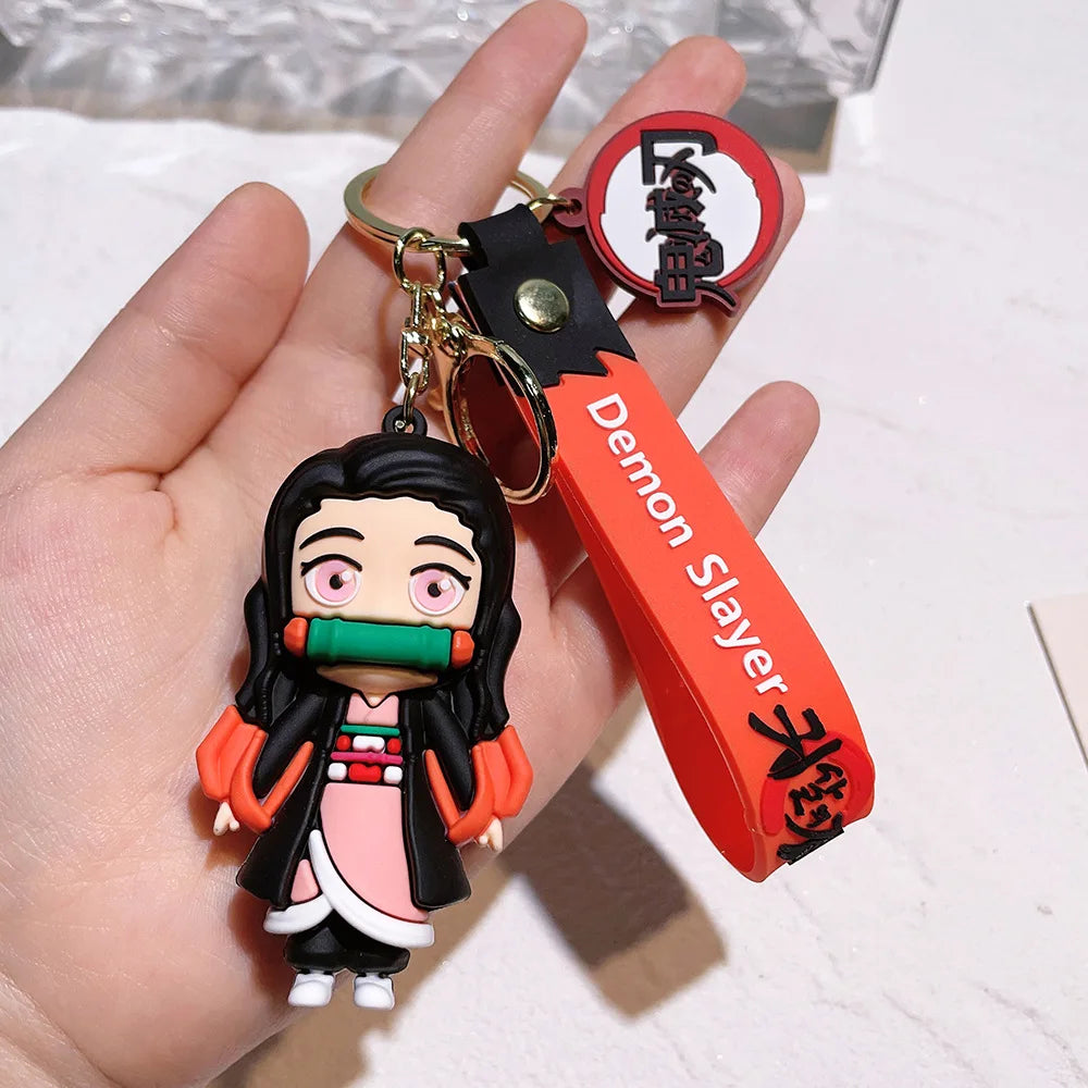 Anime 3D Silicon Keychain