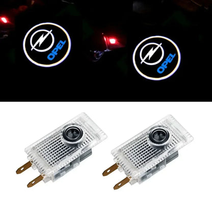 2Pcs Car Door Welcome Lights Logo for Opel Insignia 2009-2018 2010 2011 2013 Courtesy Projector Ghost Shadow Light Accessories